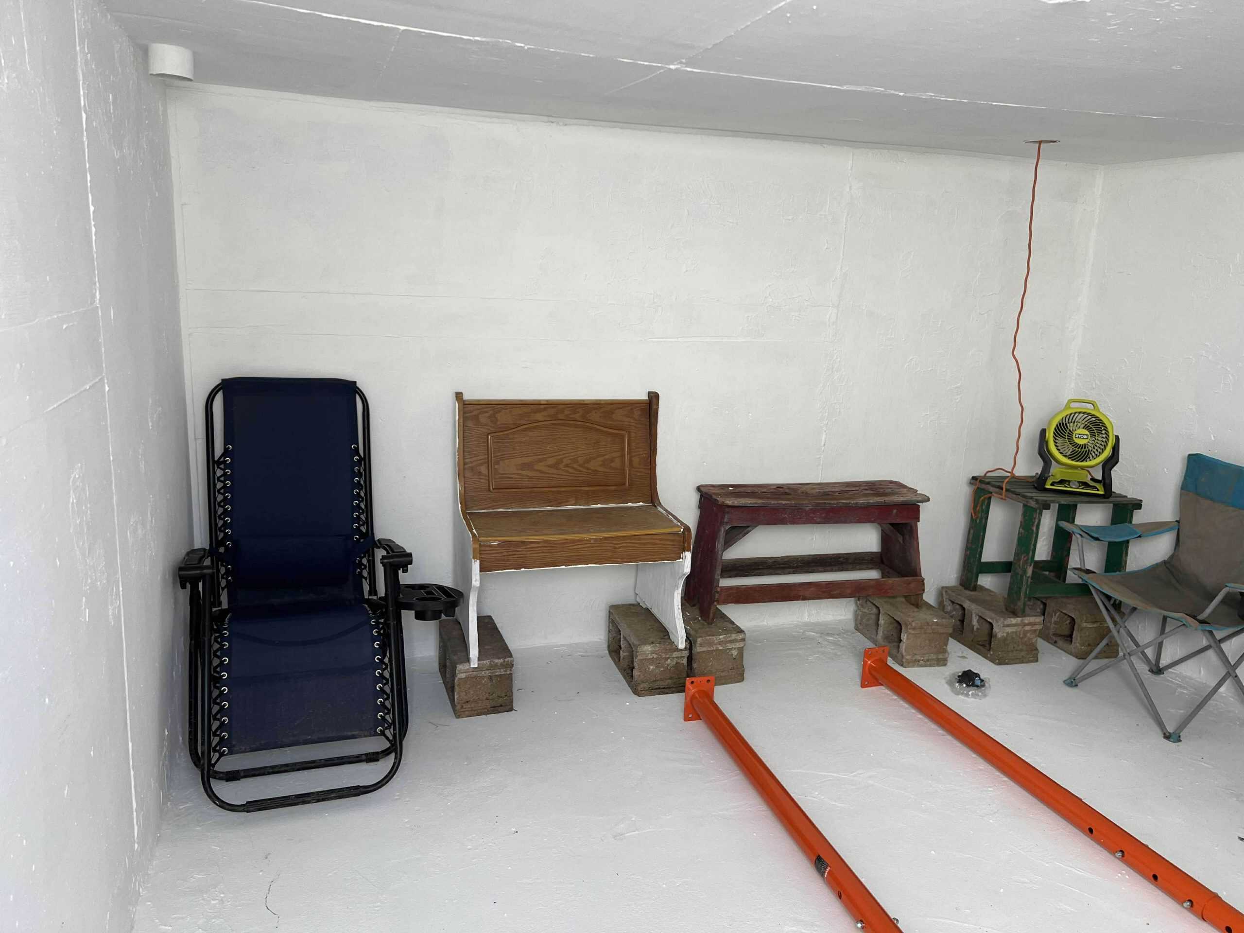 Refreshed Concrete Safe Room